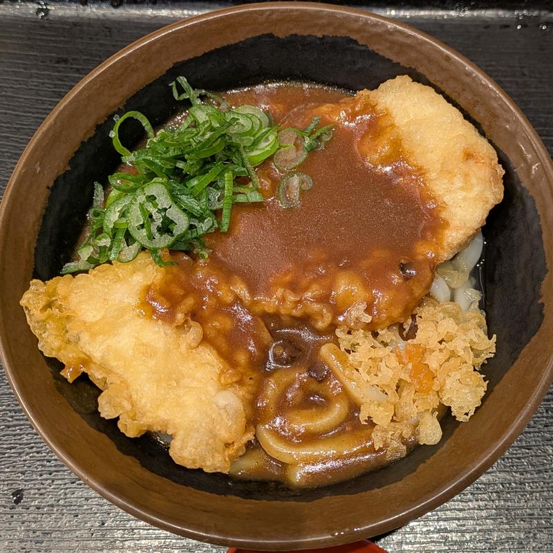 かしわ天カレーうどん(小)(本場さぬきうどん めりけんや 武蔵小杉店)