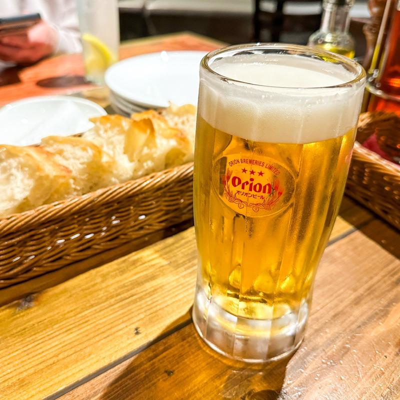 オリオン生ビール(Pizzeria Bar Ariccia)