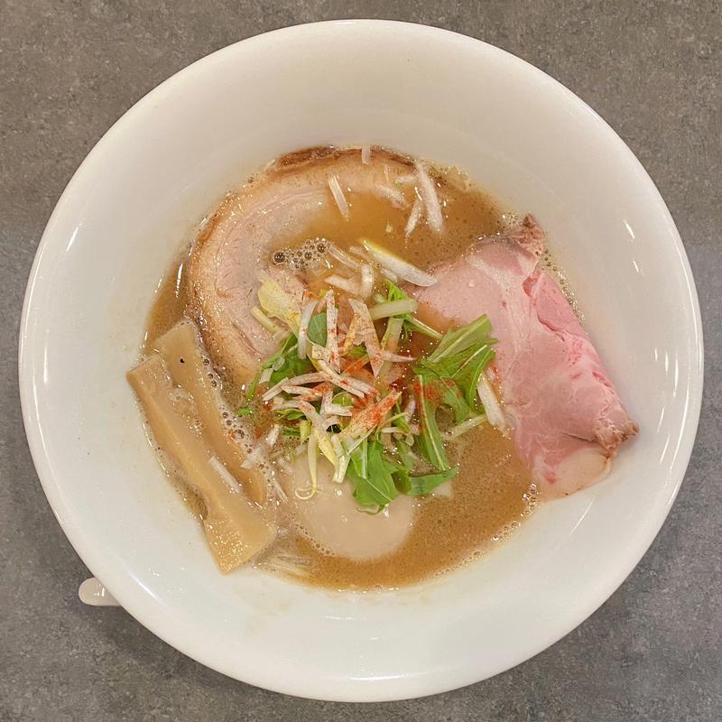 鶏煮干し中華(鳥白湯ラｰメン はらや)