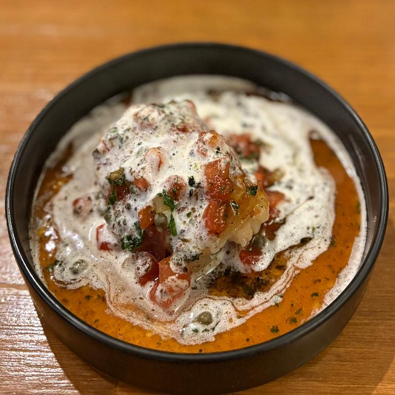 タラ白子ムニエル木の子焦しバタソース(渡辺料理店)