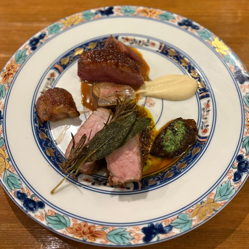 宇治京鴨胸肉ハチミツロースト(渡辺料理店)