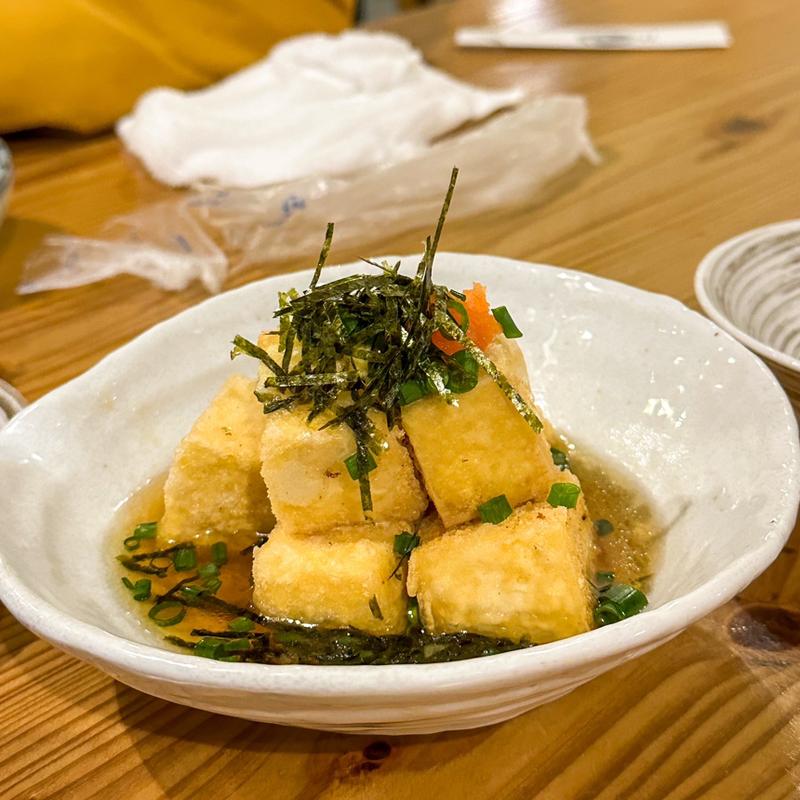 島豆腐の揚げ出し(北谷殿内)