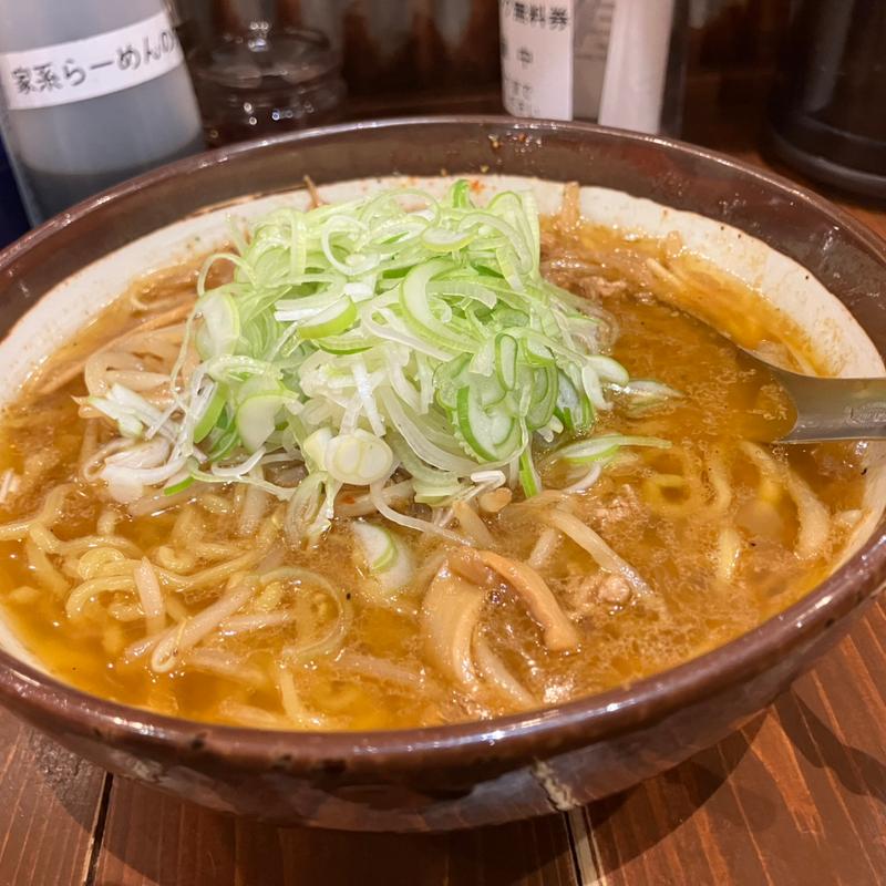 味噌ラーメン(横浜らーめん田村家 みどり店)