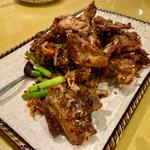 鴨肉の山椒塩炒め