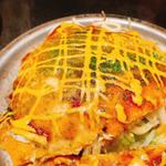 イカ天マスタードお好み焼き