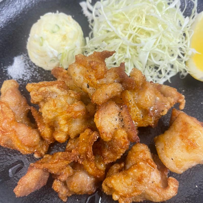 唐揚げ定食(大衆食堂 宅配弁当 歌声喫茶 ひばりとあきら)