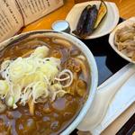 カレーそば＋大盛り＋あげあげ(あんだ堂)