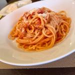 トマトソーススパゲティ(オステリア・ドントモ)