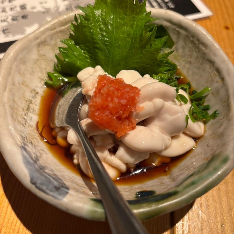 白子ポン酢(魚バカ一代 新橋本店)