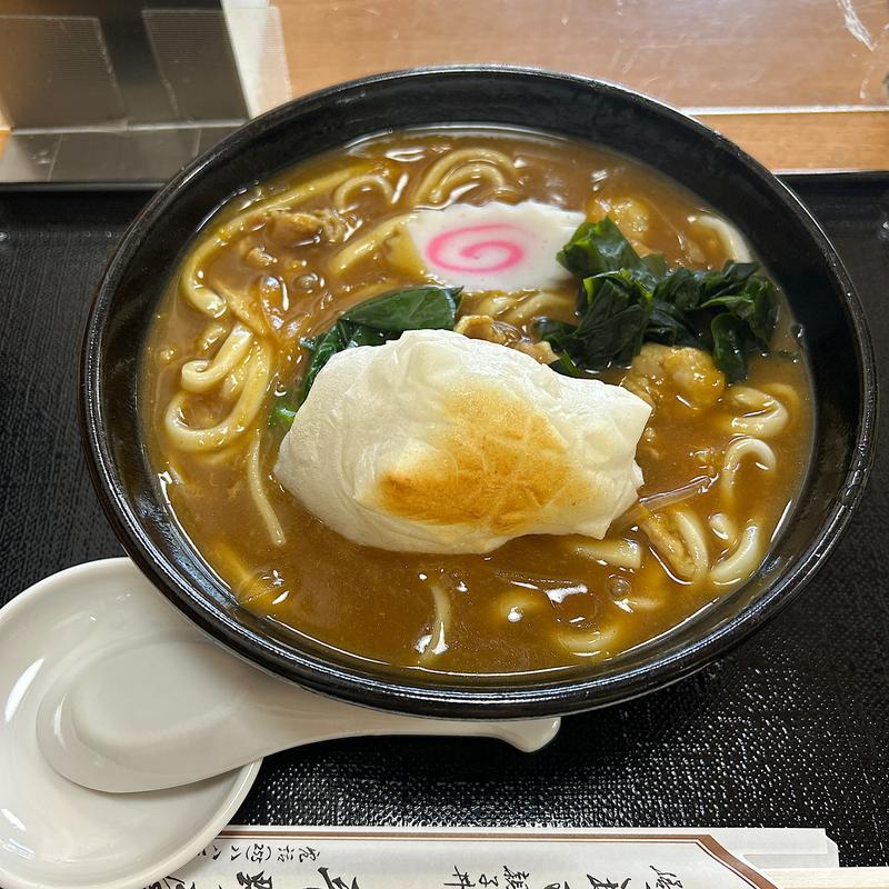 カレー南蛮　餅入り(平野屋)