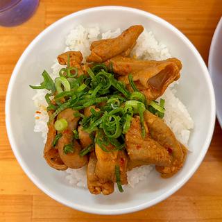 もつごはん(豚骨らーめん てっちゃん)