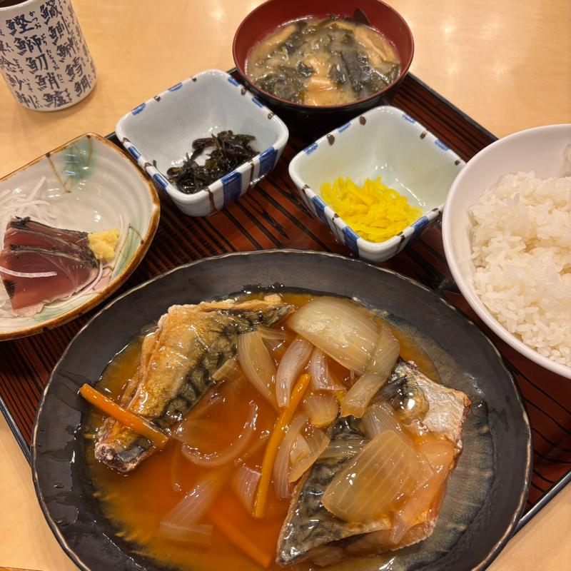 鯖の唐揚げあんかけ定食(イワシ料理 かぶき)