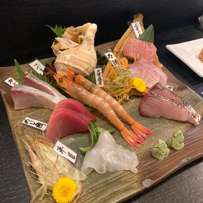 刺身盛り合わせ(山葵)