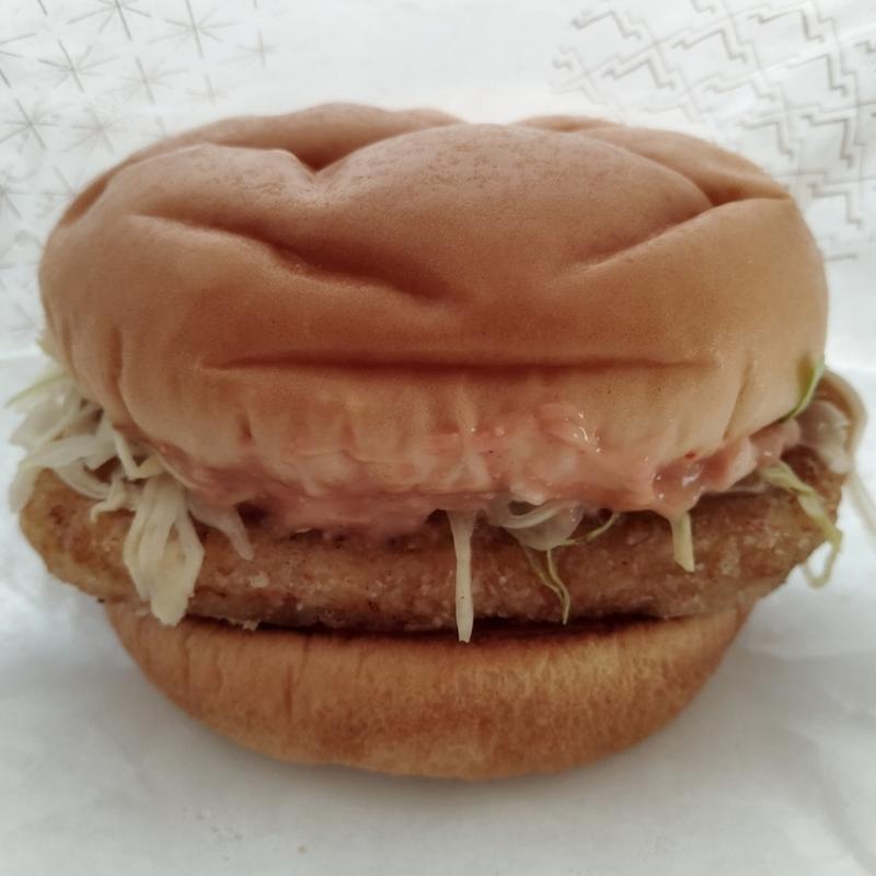 明太チーズの とり竜田バーガー〜タルタル仕立て〜(モスバーガー京成立石店)