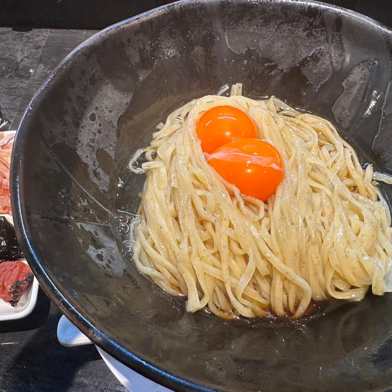 卵かけ麺並(拉麺 名もなき店)