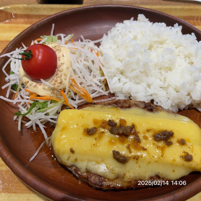 チーズバーグディッシュ(びっくりドンキーポケットキッチンららぽーと湘南平塚店)