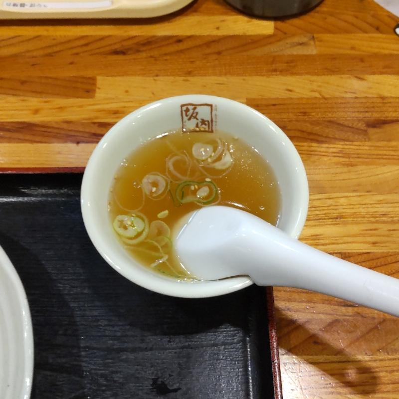 チャーハンスープ(喜多方ラーメン 坂内 歌舞伎町店)