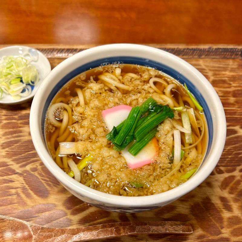 たぬきうどん(手打ちそば やぶ忠)