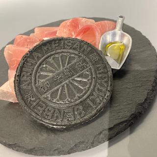 炭酸煎餅生ハム添え(ARIMA BREWERY(アリマブリュワリー）)