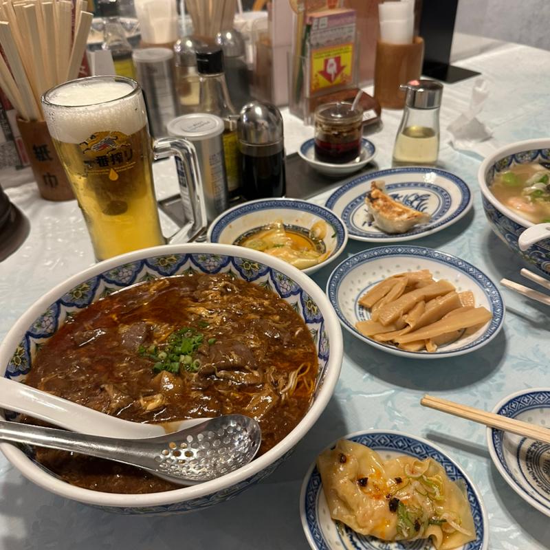 プレミアム酸辣湯麺(中国ラーメン揚州商人 イオンスタイル碑文谷店)