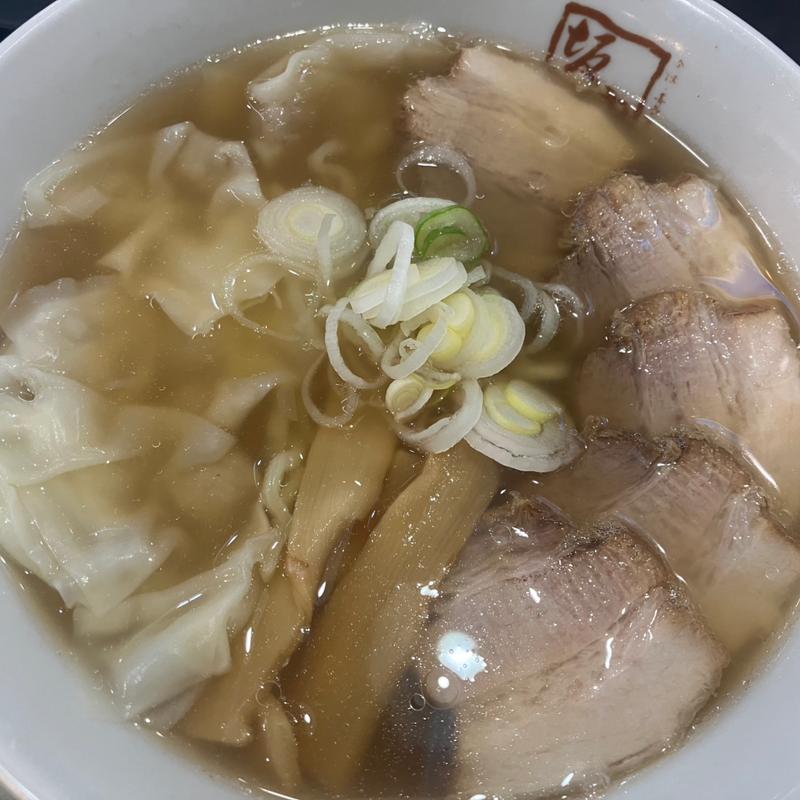 喜多方ワンタンメン(喜多方ラーメン 坂内 西蒲田店)