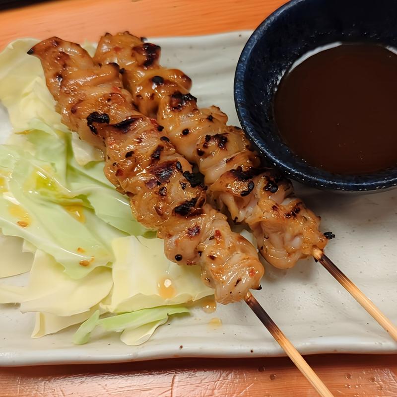 鶏はらみのスタミナ串(鳥貴族 高槻店)