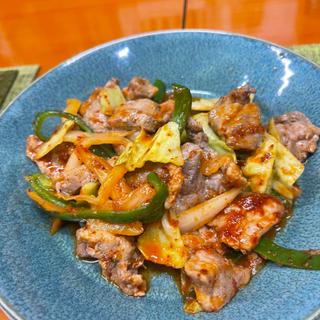 豚キムチ(大衆食堂 宅配弁当 歌声喫茶 ひばりとあきら)