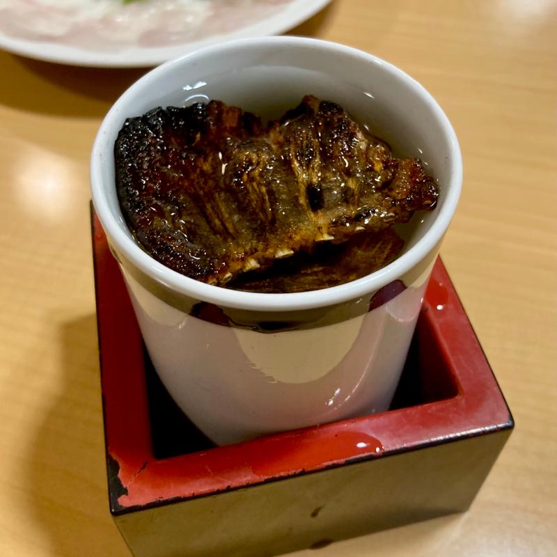 ひれ酒(ふぐ太郎)