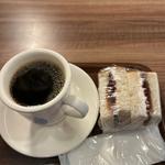 コーヒーとあんホイップのミニサンド