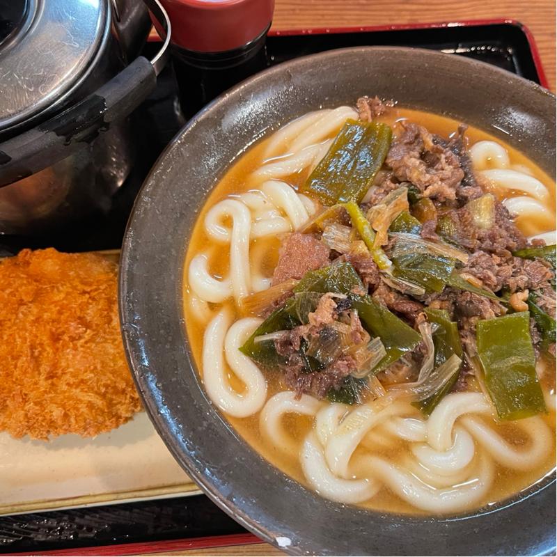 肉うどん(牧のうどん 空港店)