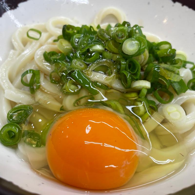 釜玉うどん(あなぶき家 上りSA)