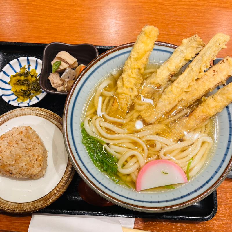 ごぼ天　ランチ(博多うどん　卯らら)