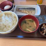 塩さばたまかけ朝食