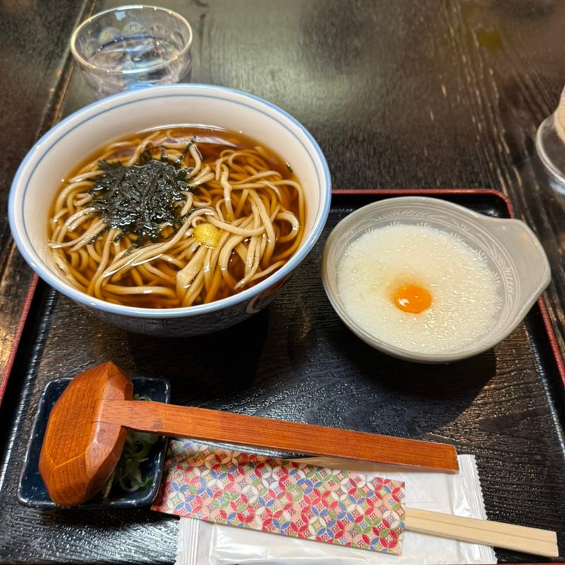 とろろそば(船勢)