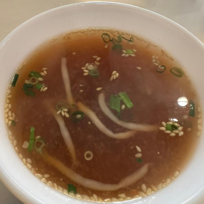 スープ(まゆみちゃんの餃子)