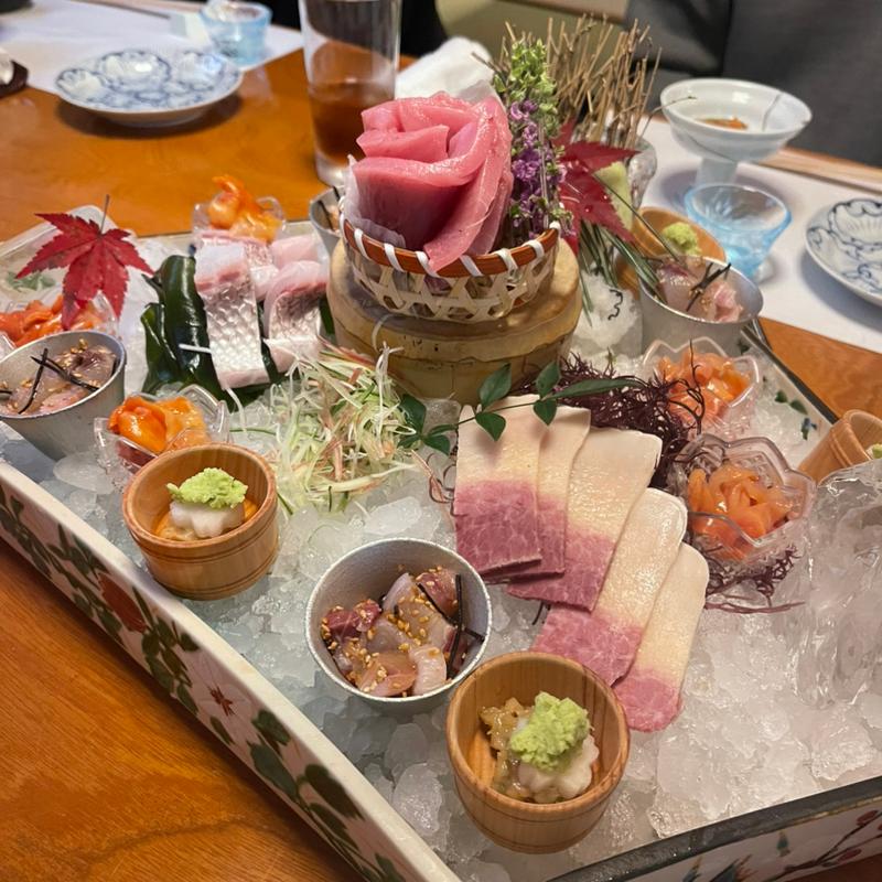 刺身盛り合わせ(やま中 本店 鮨と日本料理)