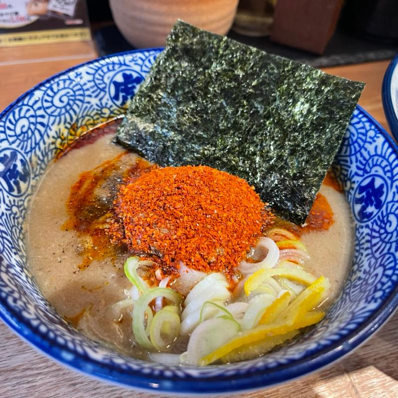 味玉辛辛つけ麺(麺や兼虎 天神本店)