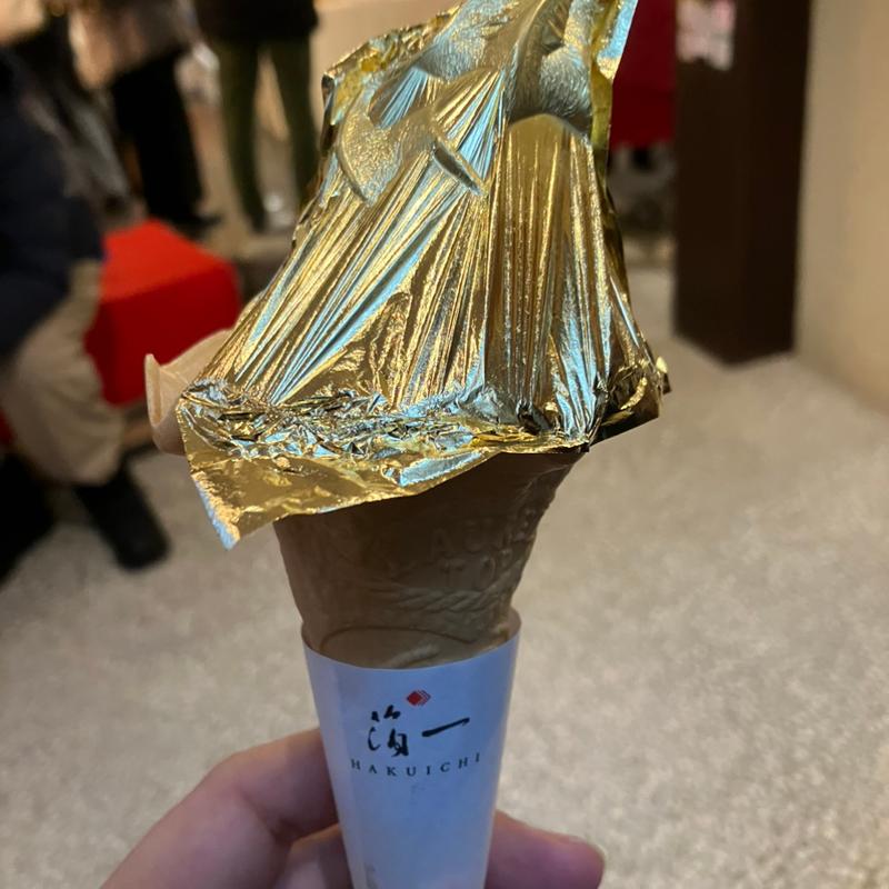 箔一ソフトクリーム(箔一 本店 箔巧館)