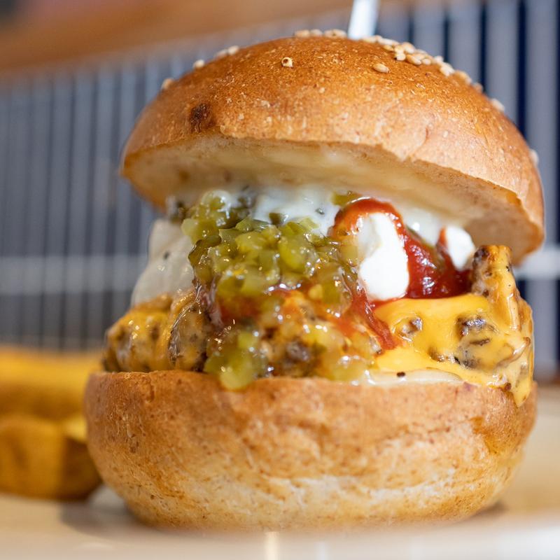 クリームチーズレリッシュ(マルハチバーガースタンド)