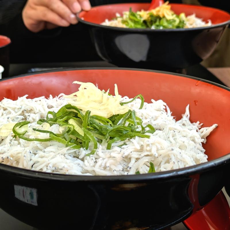 釜揚げしらす丼(豊洲食堂 EXPASA海老名下り店)