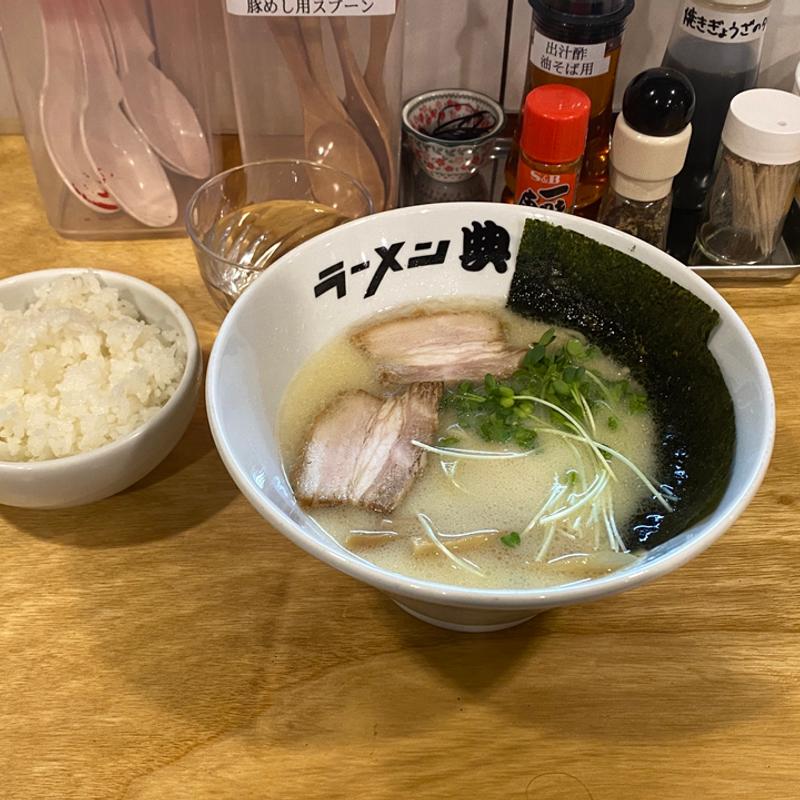 鶏塩白湯ラーメン(ラーメン 典)