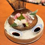 お造り盛り合わせ(坐松本)