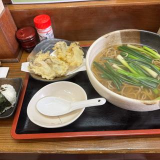 牡蠣の天ぷら蕎麦