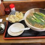 牡蠣の天ぷら蕎麦(そば処 衣笠)