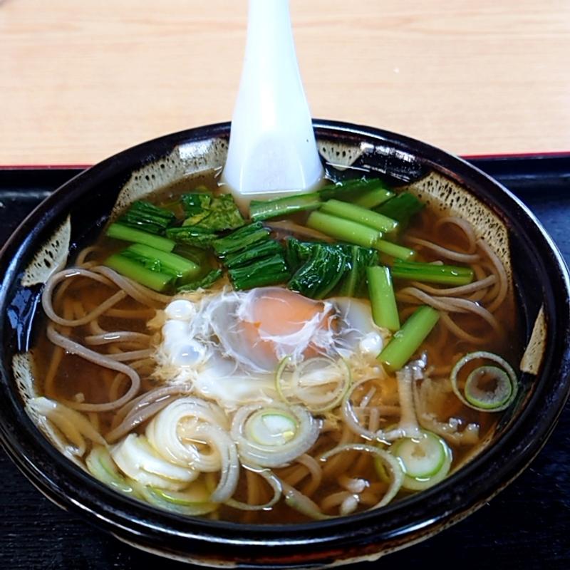 月見そば(富貴亭食堂)