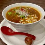 黒胡麻 担々麺(四川式担担麺 だるま)