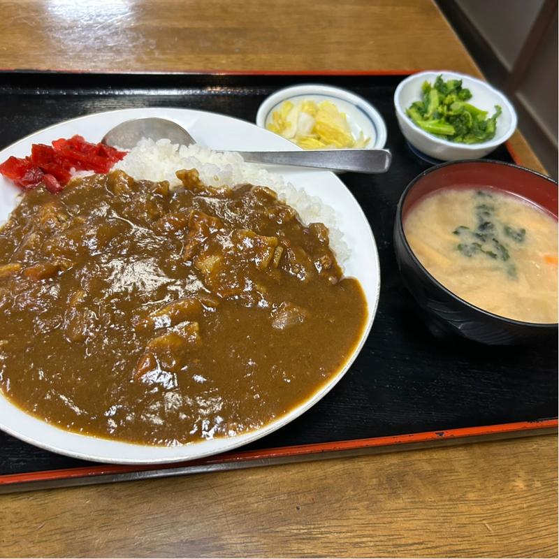 カレーライス(鈴や食堂)
