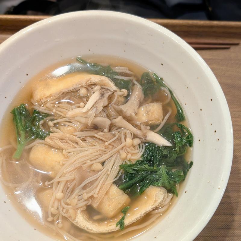 きのこそば(蕎麦 たぐる)