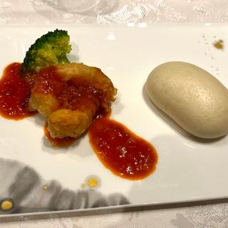 大海老のチリソース　(銀座アスター ベルシーヌ柏)