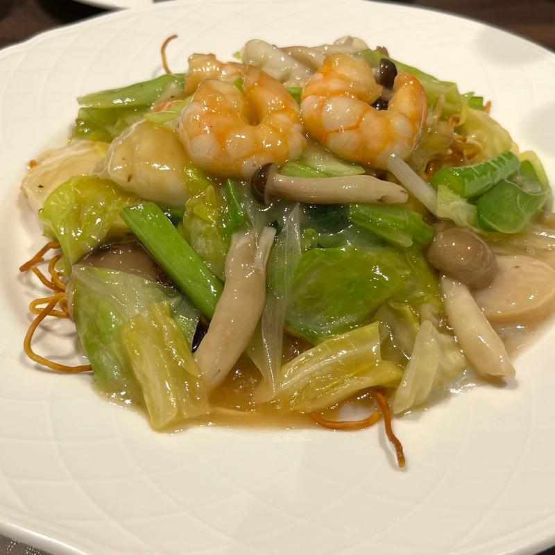 海の幸の焼きそば(銀座アスター ベルシーヌ柏)